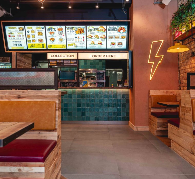 Interiors Thunderbird Fried Chicken Clapham Junction