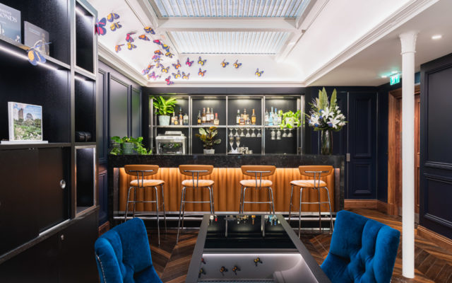 hospitality bar with seating